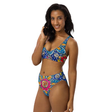 Load image into Gallery viewer, Recycled high-waisted bikini