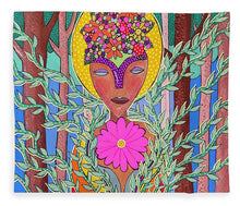 Load image into Gallery viewer, Arayani Goddess of Forests - Blanket