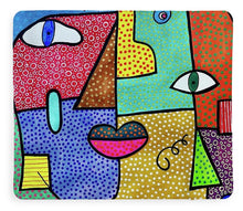 Load image into Gallery viewer, Deconstructed Faces - Blanket