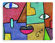 Load image into Gallery viewer, Deconstructed Faces - Blanket