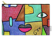 Load image into Gallery viewer, Deconstructed Faces - Zip Pouch