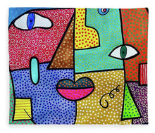 Load image into Gallery viewer, Deconstructed Faces - Blanket