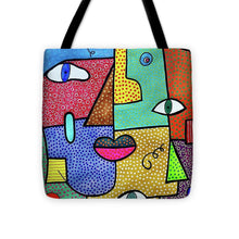 Load image into Gallery viewer, Deconstructed Faces - Tote Bag