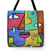 Load image into Gallery viewer, Deconstructed Faces - Tote Bag