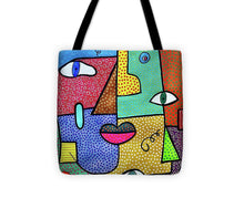 Load image into Gallery viewer, Deconstructed Faces - Tote Bag