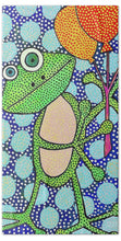 Load image into Gallery viewer, Frog with Balloons - Bath Towel