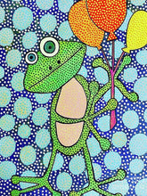 Load image into Gallery viewer, Frog with Balloons - Puzzle