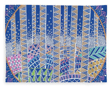 Load image into Gallery viewer, Hills and Trees Mandala - Blanket