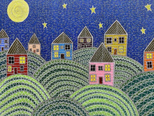 Load image into Gallery viewer, Houses on Hills At Night - Puzzle
