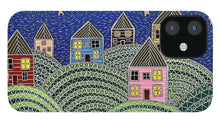 Load image into Gallery viewer, Houses on Hills At Night - Phone Case