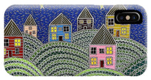 Load image into Gallery viewer, Houses on Hills At Night - Phone Case