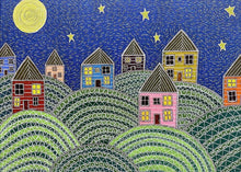 Load image into Gallery viewer, Houses on Hills At Night - Puzzle