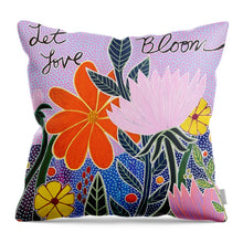 Load image into Gallery viewer, Let Love Bloom - Throw Pillow