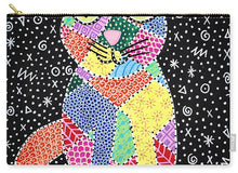 Load image into Gallery viewer, Patchwork Cat - Zip Pouch