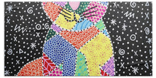 Load image into Gallery viewer, Patchwork Cat - Bath Towel