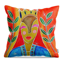 Load image into Gallery viewer, Queen of Wands - Throw Pillow