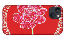 Load image into Gallery viewer, Red Peony Mandala - Phone Case