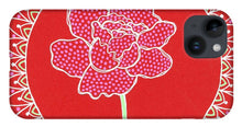 Load image into Gallery viewer, Red Peony Mandala - Phone Case