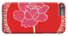 Load image into Gallery viewer, Red Peony Mandala - Phone Case