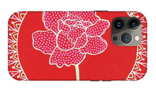 Load image into Gallery viewer, Red Peony Mandala - Phone Case