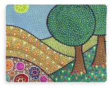Load image into Gallery viewer, Two Trees on a Hill - Blanket