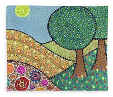 Load image into Gallery viewer, Two Trees on a Hill - Blanket
