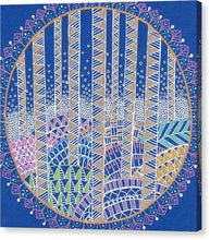 Load image into Gallery viewer, Hills and Trees Mandala - Canvas Print