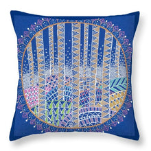 Load image into Gallery viewer, Hills and Trees Mandala - Throw Pillow
