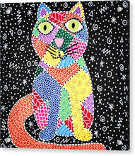 Load image into Gallery viewer, Patchwork Cat - Acrylic Print
