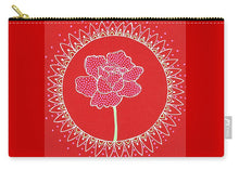 Load image into Gallery viewer, Red Peony Mandala - Carry-All Pouch