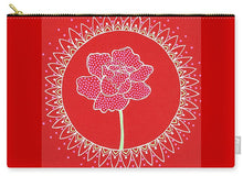 Load image into Gallery viewer, Red Peony Mandala - Carry-All Pouch
