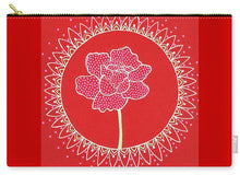 Load image into Gallery viewer, Red Peony Mandala - Carry-All Pouch