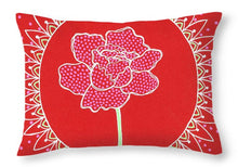 Load image into Gallery viewer, Red Peony Mandala - Throw Pillow