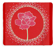 Load image into Gallery viewer, Red Peony Mandala - Blanket
