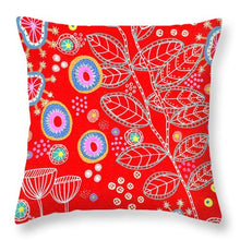Load image into Gallery viewer, Red Under Sea Life - Throw Pillow