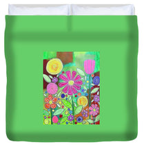 Load image into Gallery viewer, A Summer Garden - Duvet Cover
