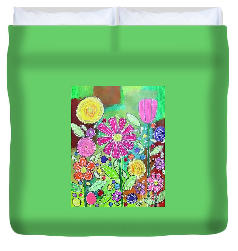 A Summer Garden - Duvet Cover