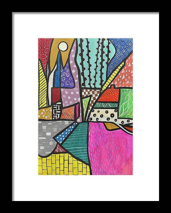 Abstract Landscape - Framed Print