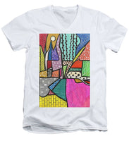 Load image into Gallery viewer, Abstract Landscape - Men&#39;s V-Neck T-Shirt
