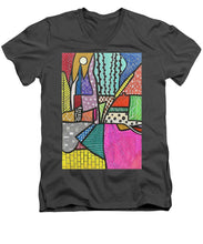 Load image into Gallery viewer, Abstract Landscape - Men&#39;s V-Neck T-Shirt
