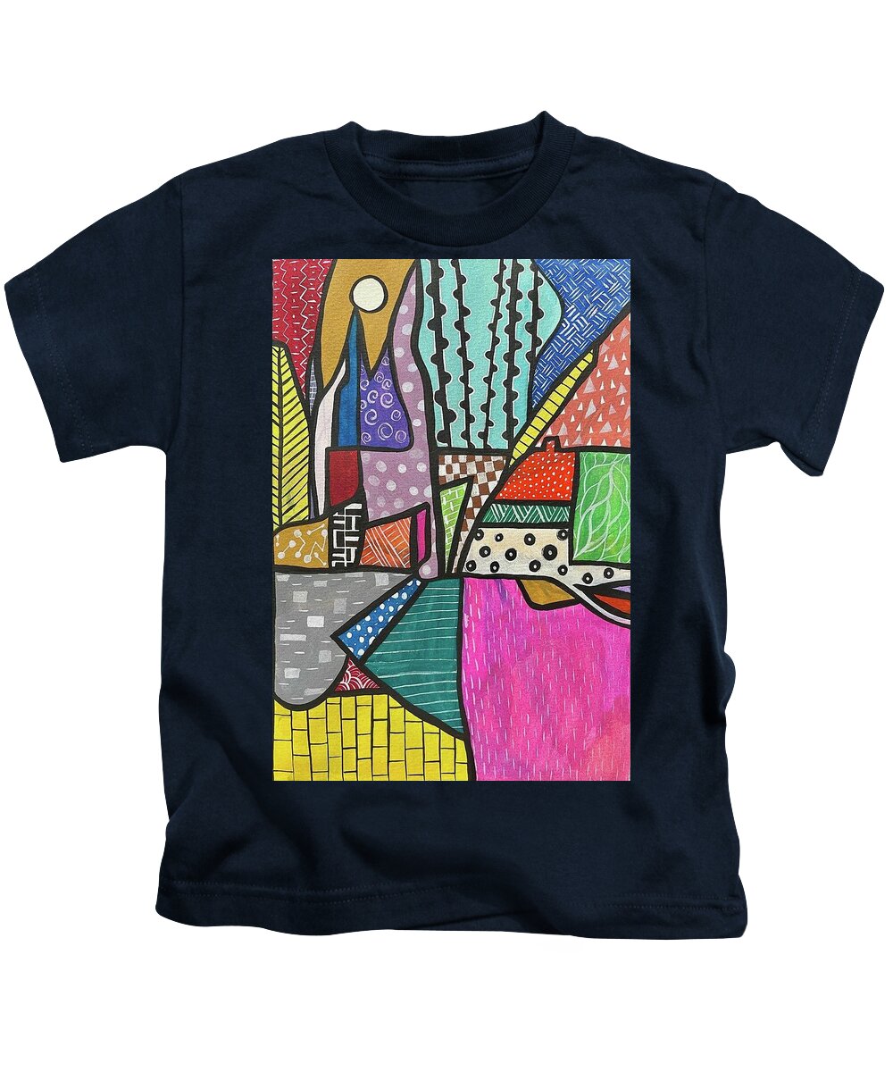 Abstract Landscape - Kids T-Shirt