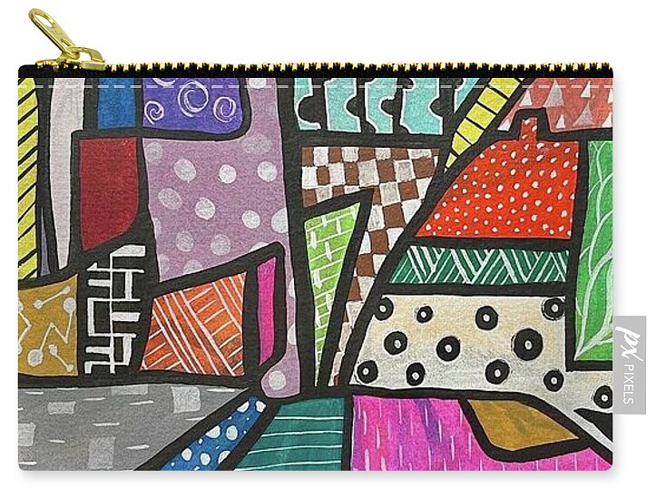 Abstract Landscape - Zip Pouch