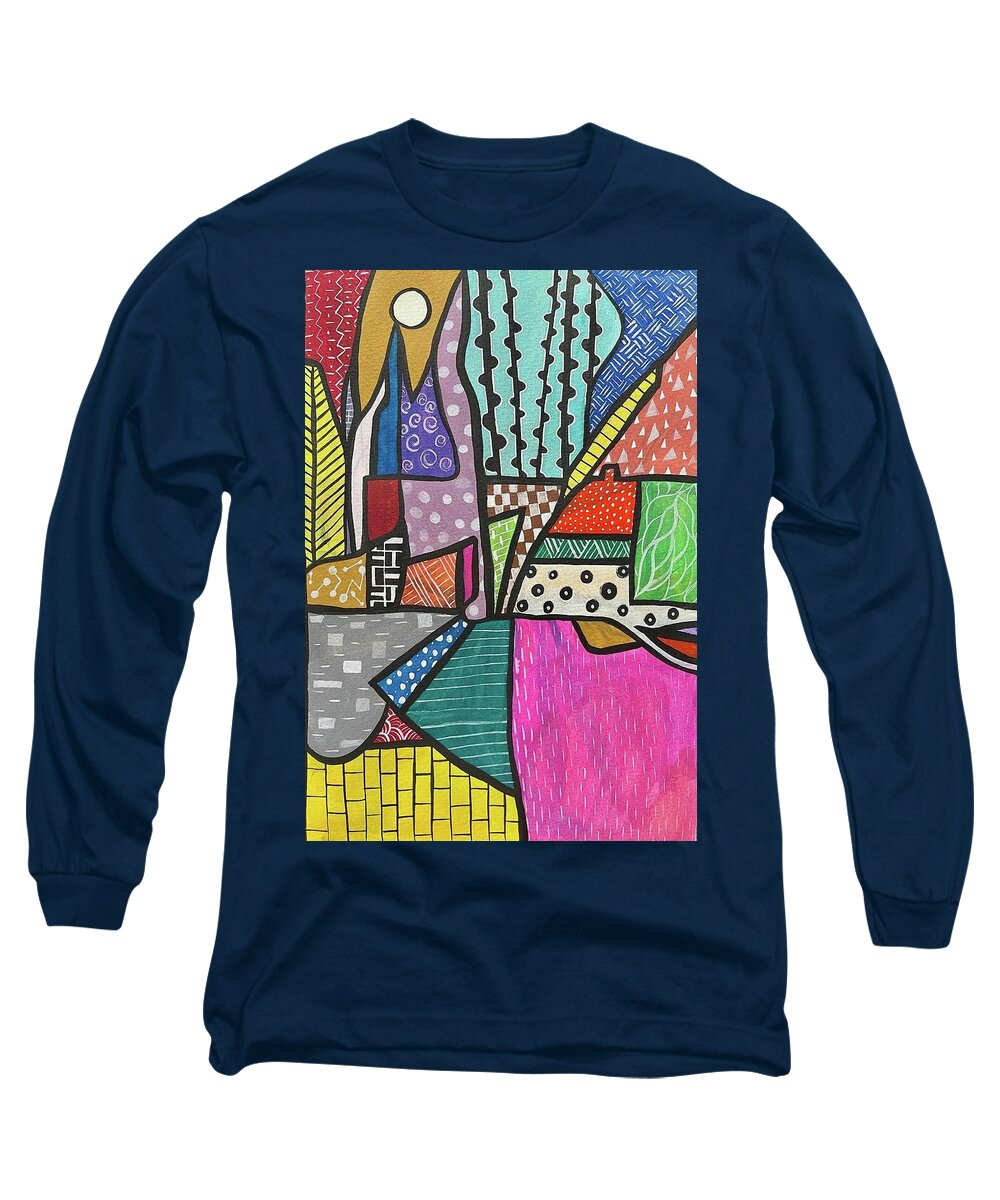 Abstract Landscape - Long Sleeve T-Shirt