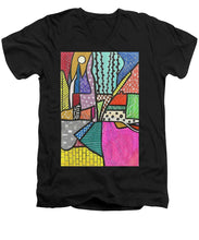 Load image into Gallery viewer, Abstract Landscape - Men&#39;s V-Neck T-Shirt
