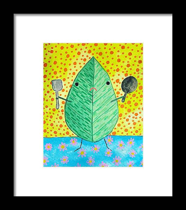 Angry Leaf - Framed Print