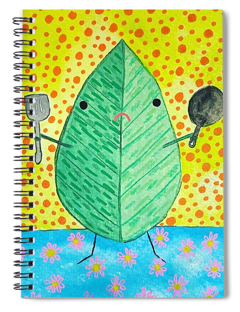 Angry Leaf - Spiral Notebook