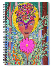 Load image into Gallery viewer, Arayani Goddess of Forests - Spiral Notebook
