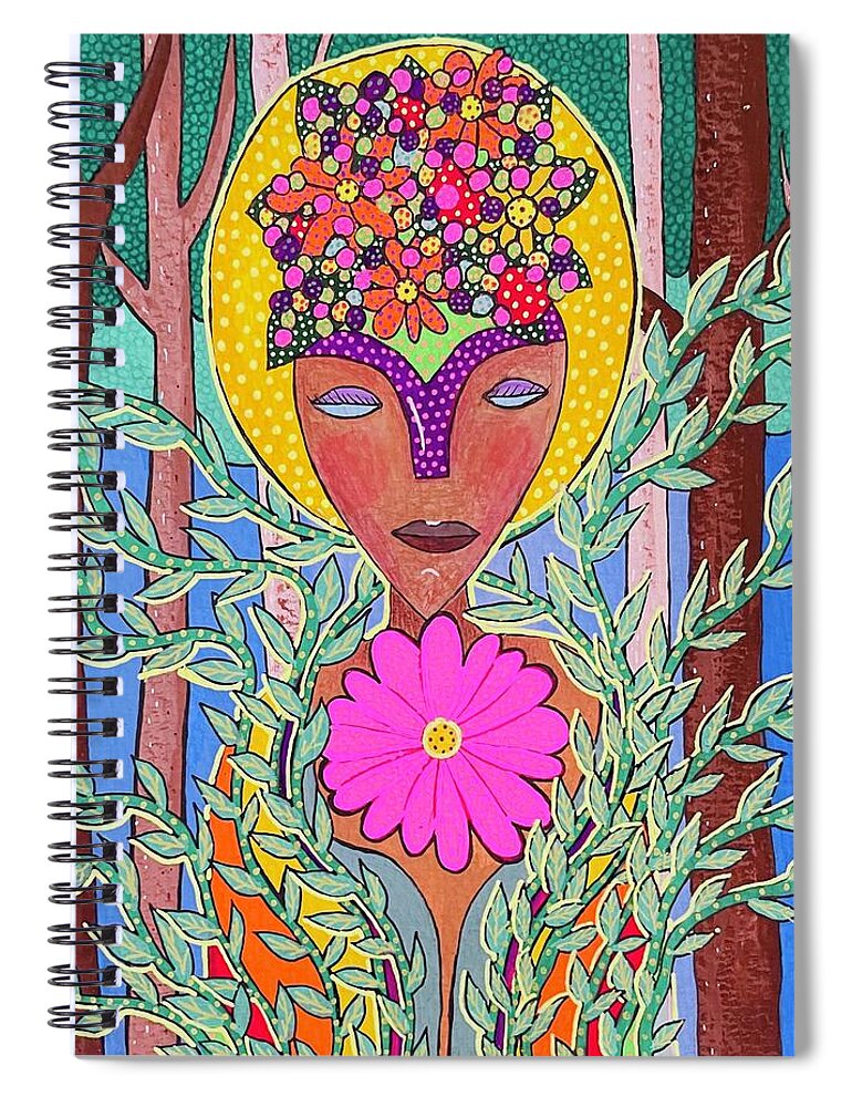 Arayani Goddess of Forests - Spiral Notebook