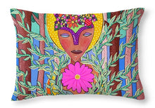 Load image into Gallery viewer, Arayani Goddess of Forests - Throw Pillow
