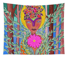 Load image into Gallery viewer, Arayani Goddess of Forests - Tapestry
